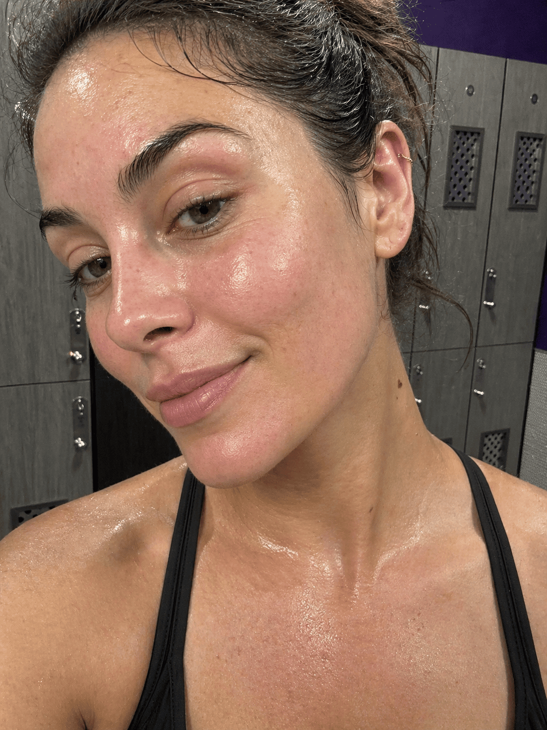 Post-workout skin